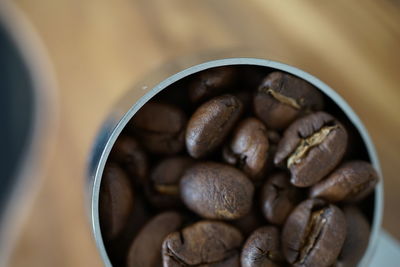 Close-up of coffee beans
