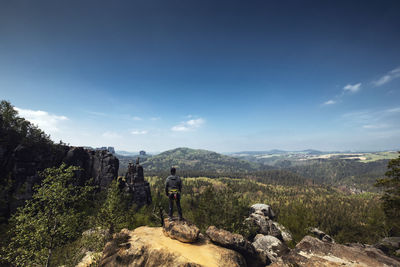 Panoramic view of landscape against sky