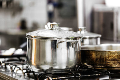 Close-up of food in kitchen