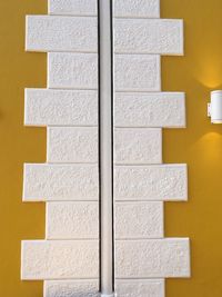 Full frame shot of yellow wall