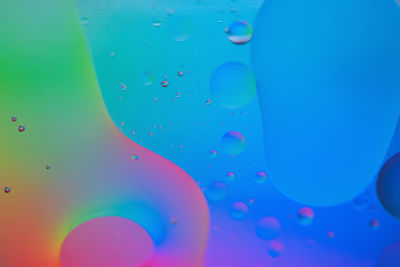 Full frame shot of bubbles in water