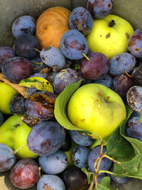 Full frame shot of apples