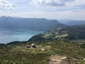 Scenic view of landscape against sky