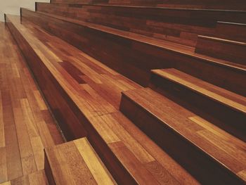 Close-up of wooden table