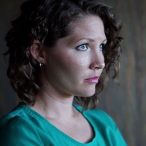 Close-up of thoughtful woman at home