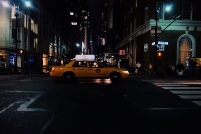 City street at night