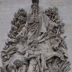 Low angle view of statue