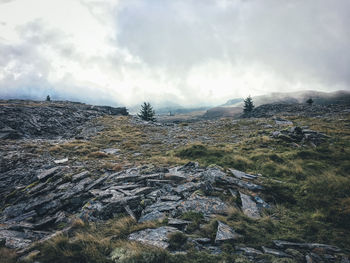 Panoramic view of landscape against sky