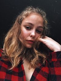 Portrait of a beautiful young woman