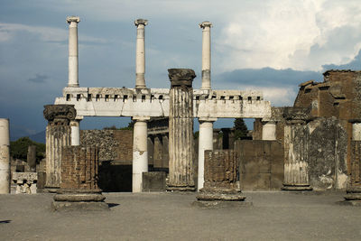 Historic temple against sky