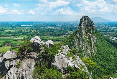 Panoramic view of landscape against sky