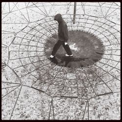 Full length of woman in bikini