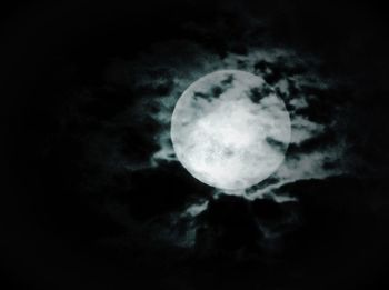 Scenic view of moon at night