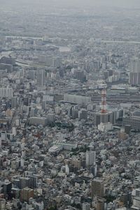 Aerial view of city