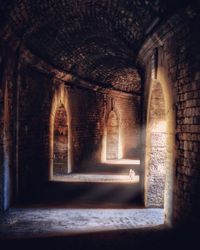 Corridor of old building