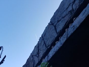 Low angle view of blue sky