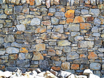 Full frame shot of stone wall