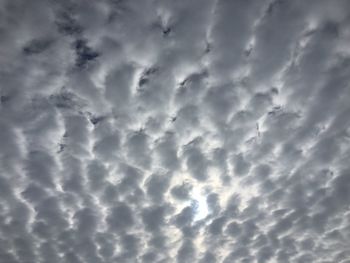 Low angle view of clouds in sky