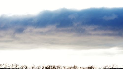 Low angle view of clouds in sky