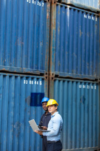 Man working with smart phone