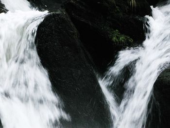 Scenic view of waterfall