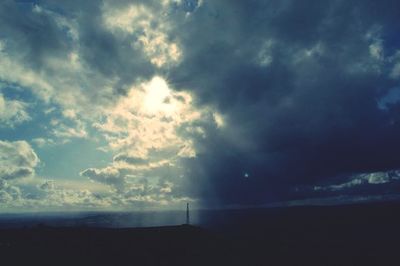 Cloudy sky over dramatic sky