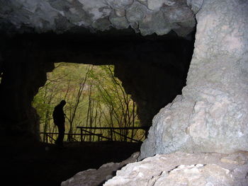 People in cave