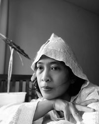 Portrait of a girl looking away