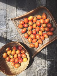 Full frame of tomatoes