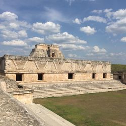 Nunnery quadrangle at zona arqueologica de uxmal