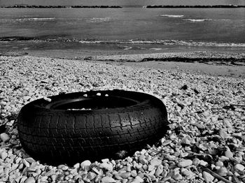 Stones on shore