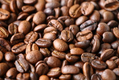 Full frame shot of coffee beans