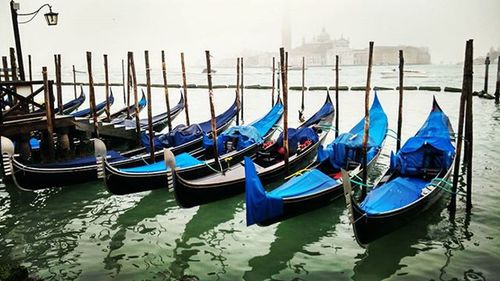 Boats in sea