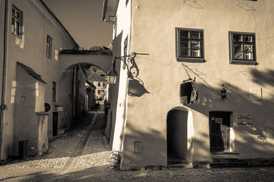 Street amidst buildings in city