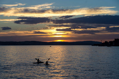 Sunset over sea