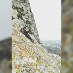 Scenic view of mountain against sky