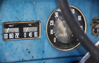 Close-up of vintage car