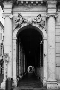 Corridor of old building