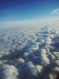 Aerial view of cloudscape