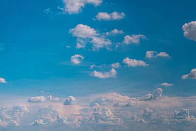 Low angle view of clouds in sky