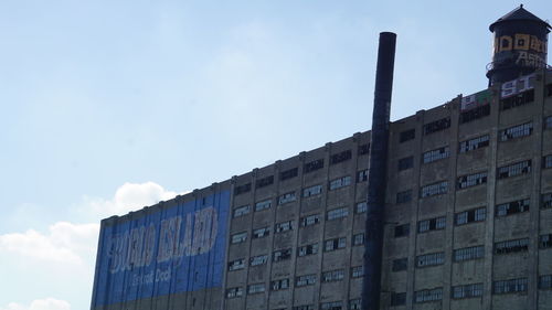 Low angle view of building against sky