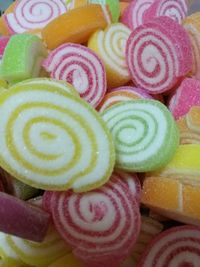 Close-up of multi colored candies