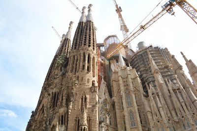 Low angle view of cathedral against sky