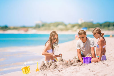 People on beach