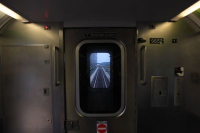 Interior of train