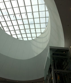 Low angle view of skylight