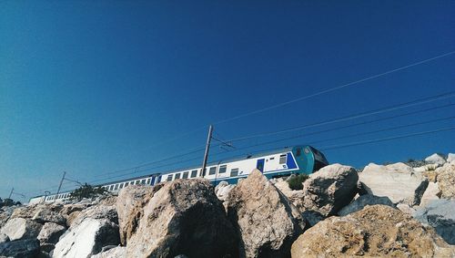 Low angle view of rocks