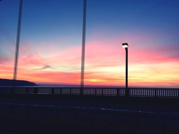 Scenic view of sunset sky