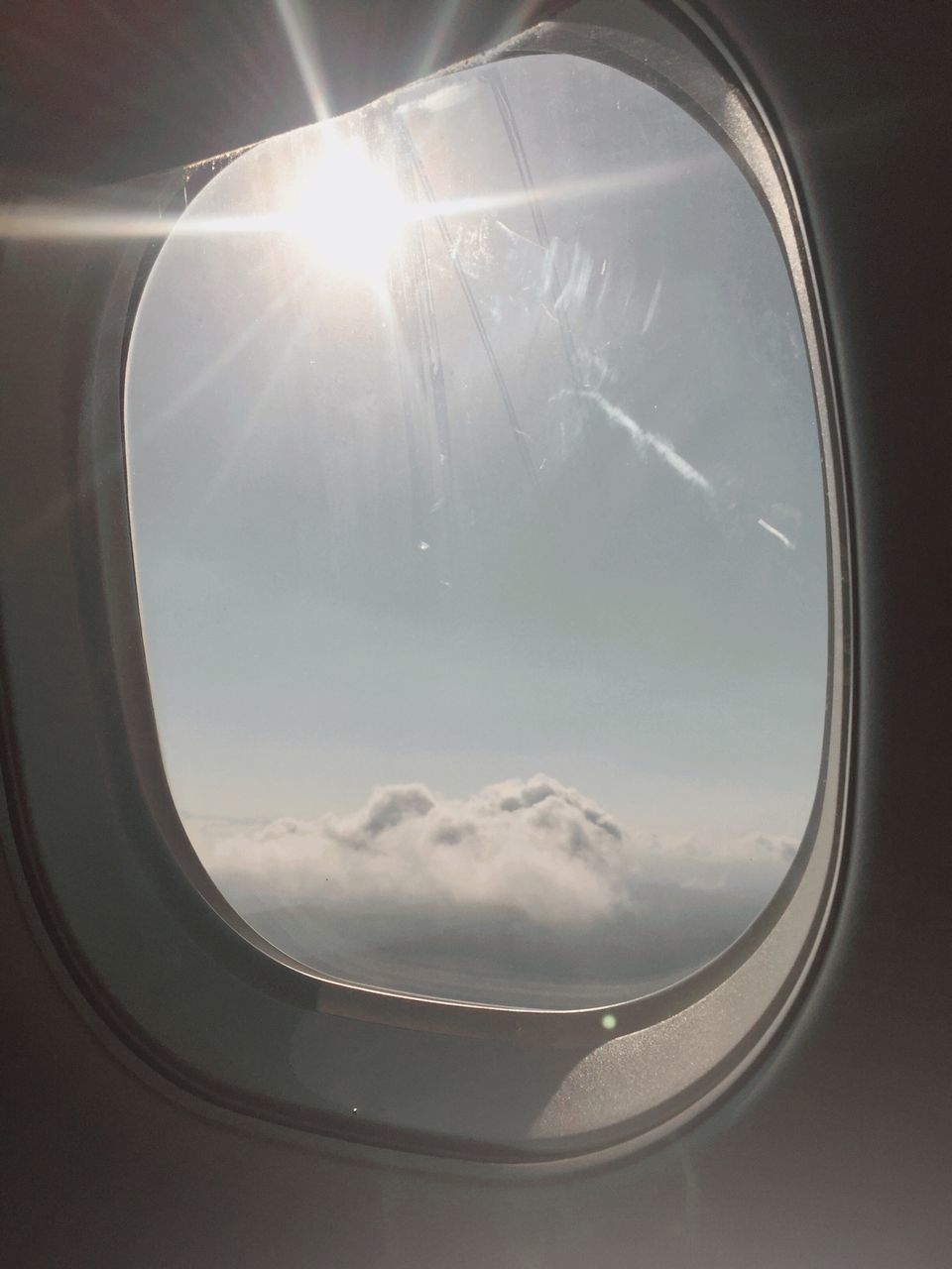 VIEW OF AIRPLANE FROM WINDOW