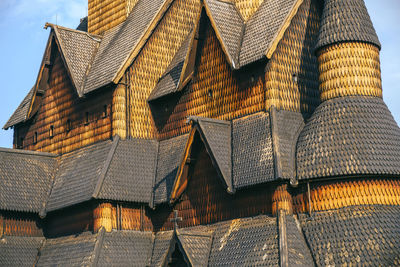 Low angle view of historical building